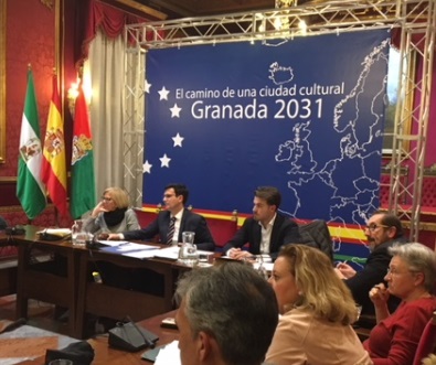 ©Ayto.Granada: La comisin para la Capitalidad Cultural Europea 2031 aborda la planificacin estratgica de la candidatura granadina